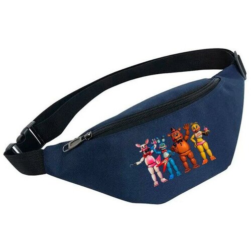 фото Сумка поясная noname, синий
