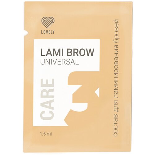 Состав для ламинирования бровей LAMI BROW UNIVERSAL , № 3 CARE, 1,5 мл