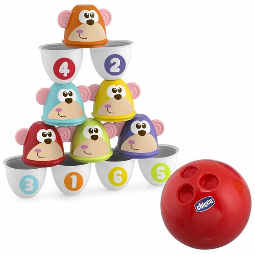 Развивающая игрушка Chicco Игровой набор Боулинг развивающая игрушка боулинг 2835