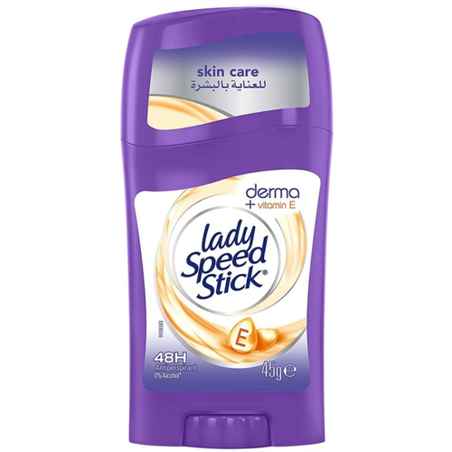 Дезодорант-антиперспирант стик женский LADY SPEED STICK Derma + vitamin E 45 гр.