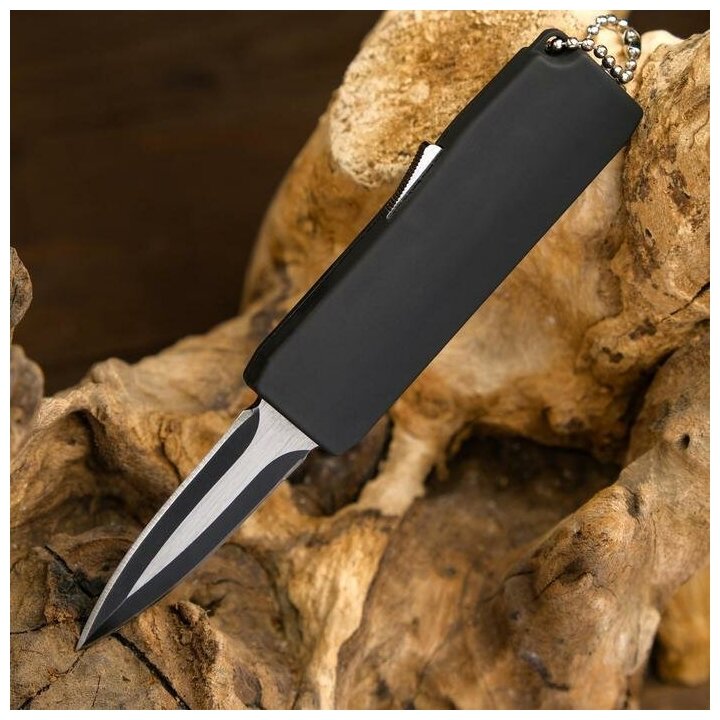 Нож складной Мастер Клинок автоматический "Шип" сталь-420, рукоять-резина, 14 см (MA012-3)