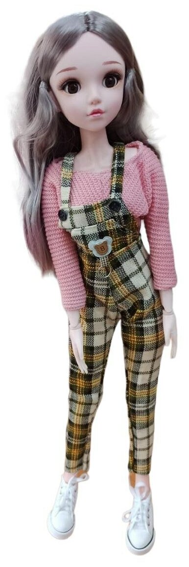 Кукла подросток в комбинезоне шарнирная 60 см