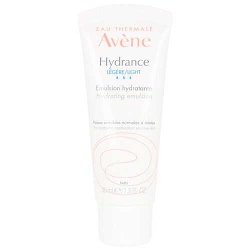 AVENE Hydrance Legere Hydrating Emulsion Увлажняющая эмульсия для лица, 40 мл набор авен гидранс uv лежер эмульсия spf 30 40мл тонизирующий лосьон 100мл в подарок