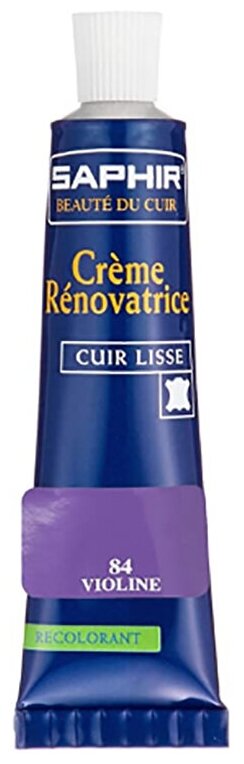 Saphir Creme Renovatrice Крем восстановитель жидкая кожа для всех видов гладких кож (84 lilac) лиловый 25 мл