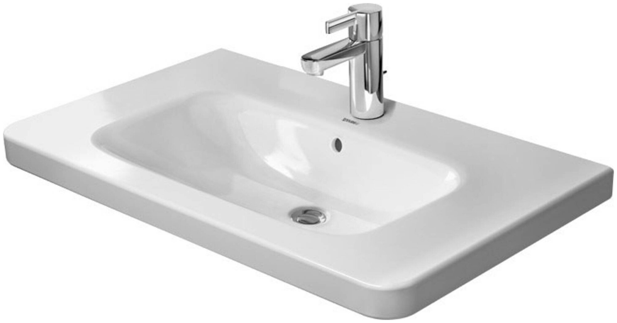 Раковина полувстраиваемая Duravit DuraStyle 80 см 2320800000