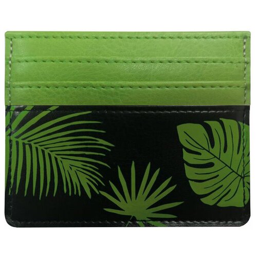 Картхолдер Escalada, с тиснением, зеленый, черный