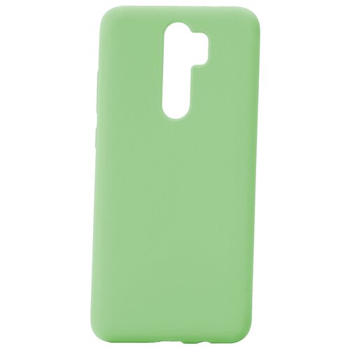 фото Чехол на xiaomi redmi note 8 pro kruche silicone plain green