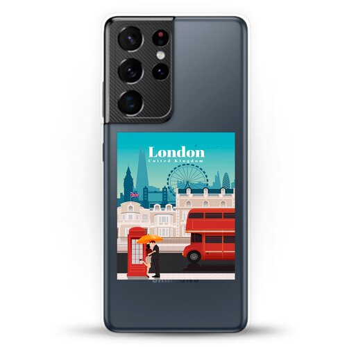 фото Силиконовый чехол london на samsung galaxy s21 ultra andy & paul