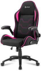 Компьютерное кресло Sharkoon ELBRUS 1 игровое, обивка: текстиль, цвет: pink