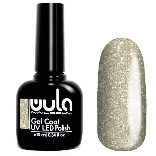 wula гель лак holographic gel coat 10 мл голографический WULA гель-лак для ногтей Gel Coat Brilliance, 10 мл, 429 принцесса