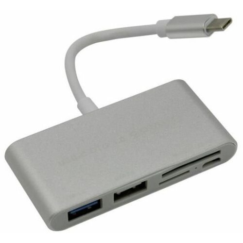 Картридер USB - Type C карты памяти SD + USB 3.0 хаб