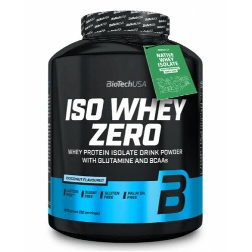 Iso Whey ZERO 2270 gr, 90 порции(й), кокос 100 pure whey biotech 1000 gr 35 порции й кокос шоколад