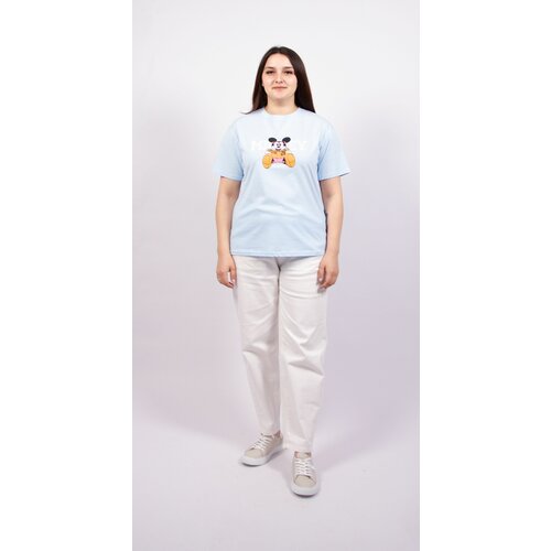 Футболка размер 40/60, голубой