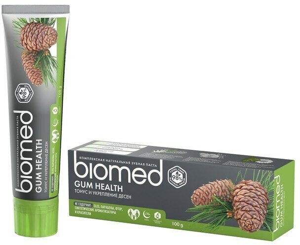 Набор из 3 штук Зубная паста Biomed Gum Health здоровье десен 100г