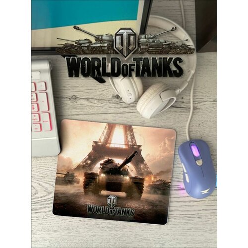 Коврик для мыши игровой компьютерный World of tanks коврик для мыши world of tanks xl рисунок ткань 900х420х3мм [fwgmpwtkrsk22s0xl]