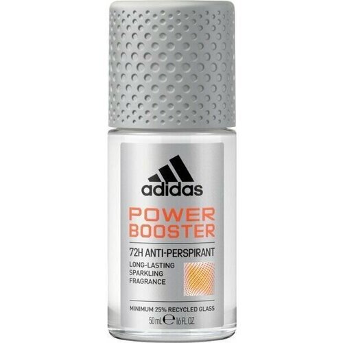 Дезодорант Adidas POWER BOOSTER шариковый антиперспирант мужской 72 часа 50 мл (из Финляндии) дезодорант adidas power booster шариковый антиперспирант женский 72 часа 50 мл из финляндии