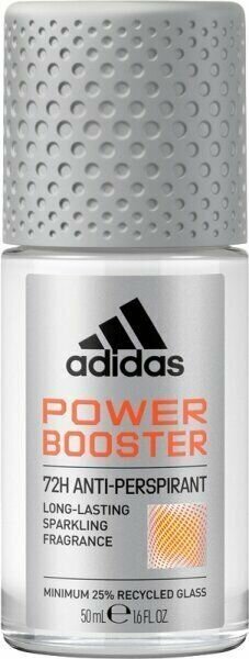Дезодорант Adidas POWER BOOSTER шариковый антиперспирант мужской 72 часа 50 мл (из Финляндии)