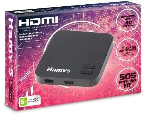 Игровая приставка HAMY 5 HDMI (+ 505 игр) 8 и 16 бит