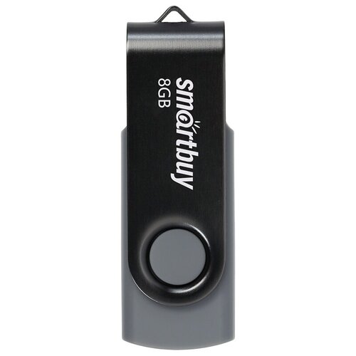 Память Smart Buy "Twist" 8GB, USB 2.0 Flash Drive, черный - 3 шт.