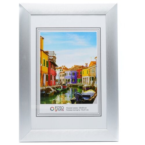 Фоторамка Fotografia FFAL-9005 20x30см, алюминий, серебро