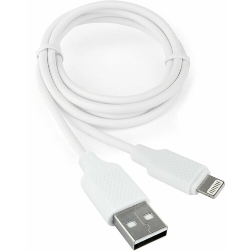 Набор из 3 штук Кабель Cablexpert для Apple CCB-USB-AMAPO2-1MW, AM/Lightning, издание Classic 0.2, длина 1 м, белый кабель usb lightning для зарядки 1м белый в коробке