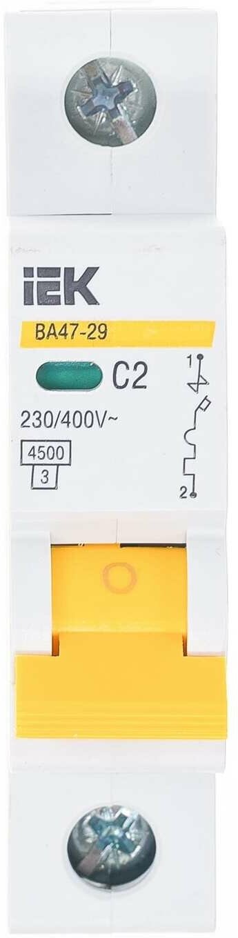 Автоматический выключатель IEK ВА 47-29 (C) 45kA