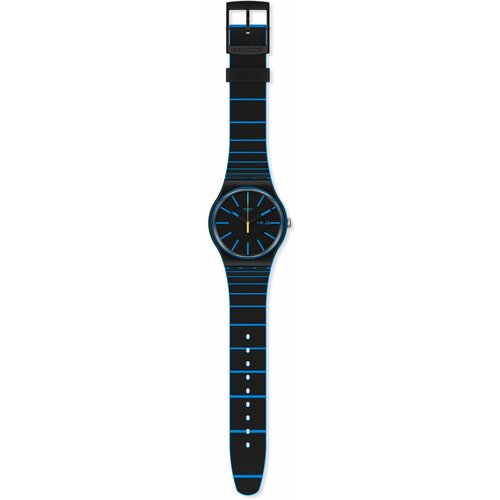 Наручные часы swatch Наручные часы SWATCH GLOW THAT WAY SO29S700, черный