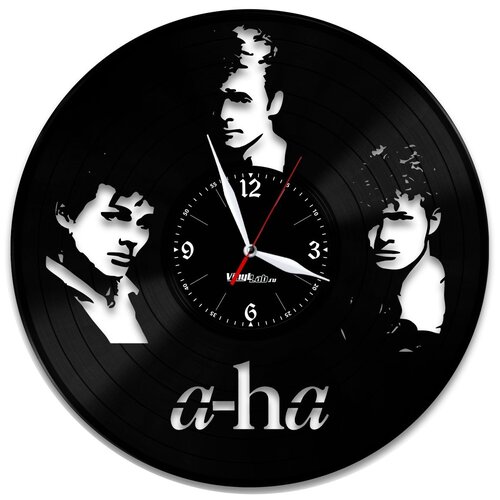 фото Часы из виниловой пластинки (c) vinyllab a-ha