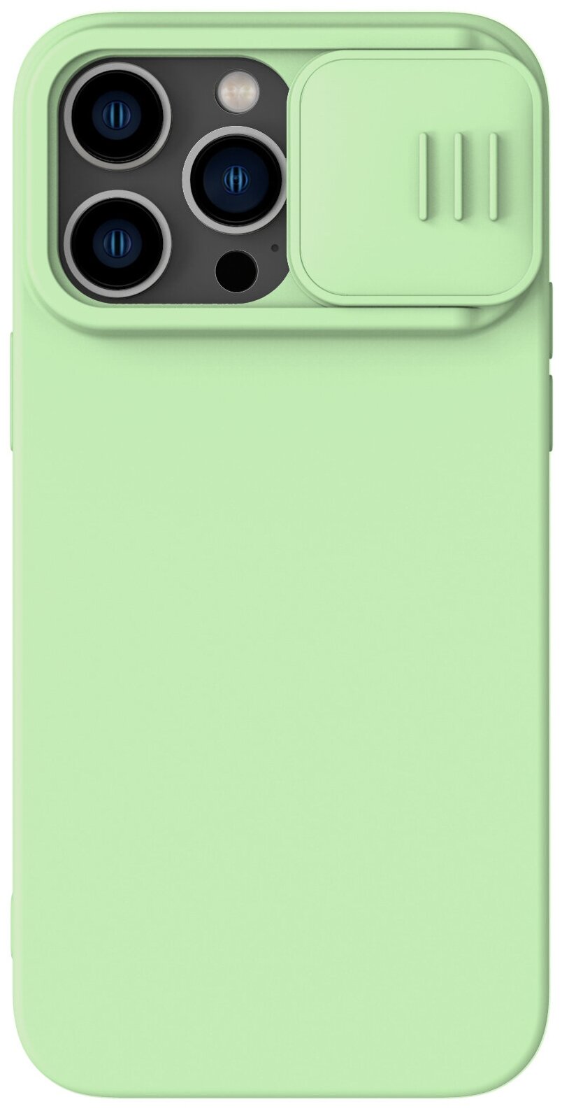 Nillkin для iPhone 14 Pro Max чехол CamShield Silky Silicone Mint Green, шт