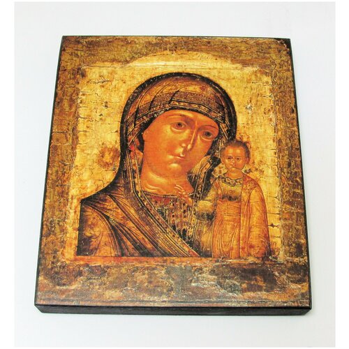 Икона Божия Матерь Казанская, размер иконы - 10x13 икона божия матерь казанская размер иконы 10x13