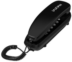 Телефон проводной Maxvi CS-01 Чёрный