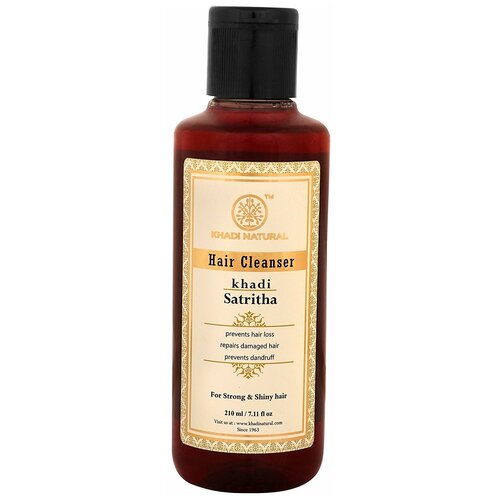 Шампунь Сатритха Кхади, Satritha Hair Cleanser, Khadi, 210 мл