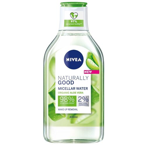 Мицеллярная вода Nivea NATURALLY GOOD с Алое Вера 400 мл