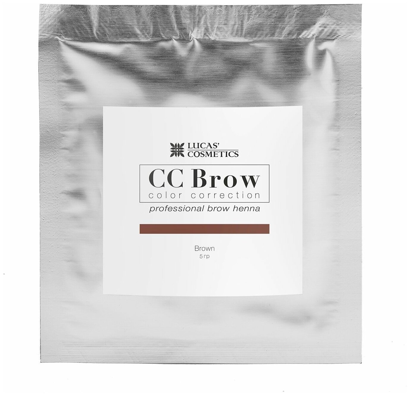 Хна для бровей CC Brow СС Броу (brown) в саше (коричневый), 5 гр