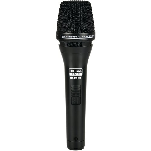Xline MD-100 PRO Микрофон вокальный динамический, 50-15000Гц, в комплекте: держатель, кабель, чехол xline md v1 usb stream студийный микрофон