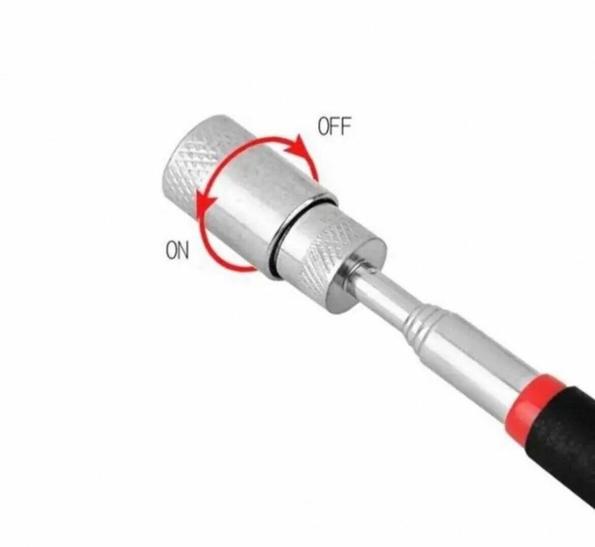 Телескопический магнит с фонариком, щуп - фотография № 4