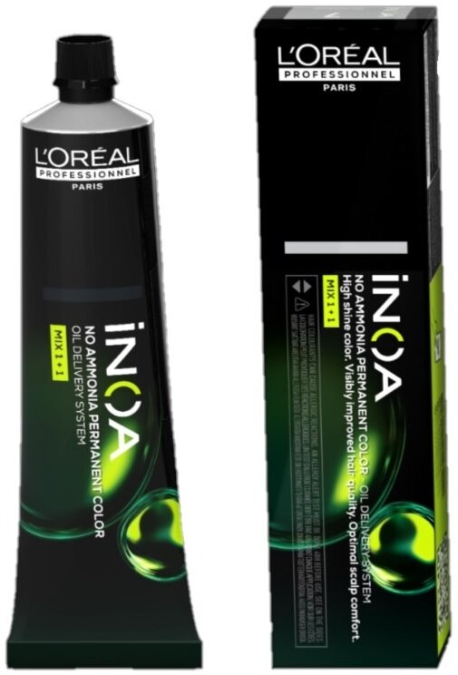 Краска для волос - Loreal Inoa 8 (Светлый блондин) 60 мл 60 ml