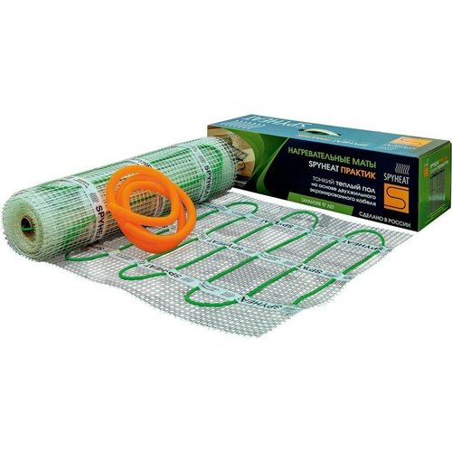 Мат теплого пола SPYHEAT SHMD-12-1080 без термостата площадь укладки 6кв м мощность мата 1080Вт 6075₽