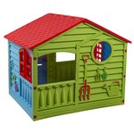 Игровой домик PalPlay Красный/голубой/зеленый - изображение