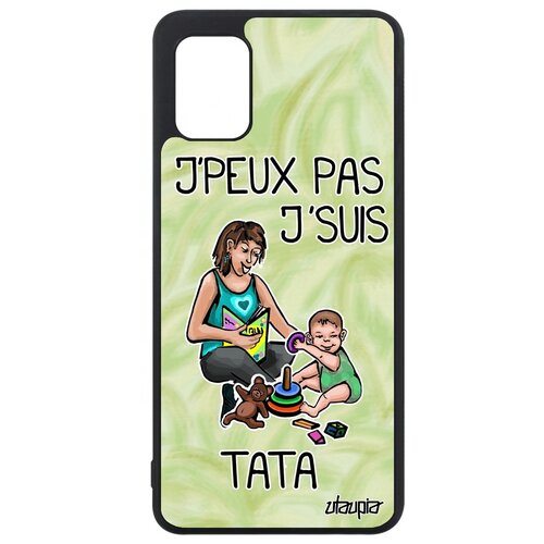 фото Чехол для мобильного samsung galaxy a31, "не могу - стала тетей!" карикатура шутка utaupia