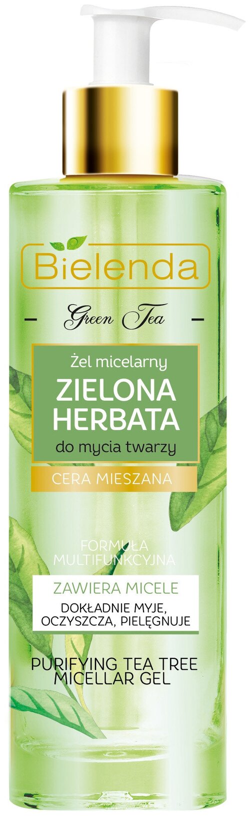 Bielenda мицеллярный гель для лица Green Tea Line, 200 мл