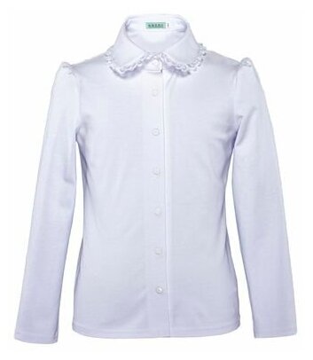 Блузка школьная для девочки (Размер: 146), арт. 1505 бел., цвет