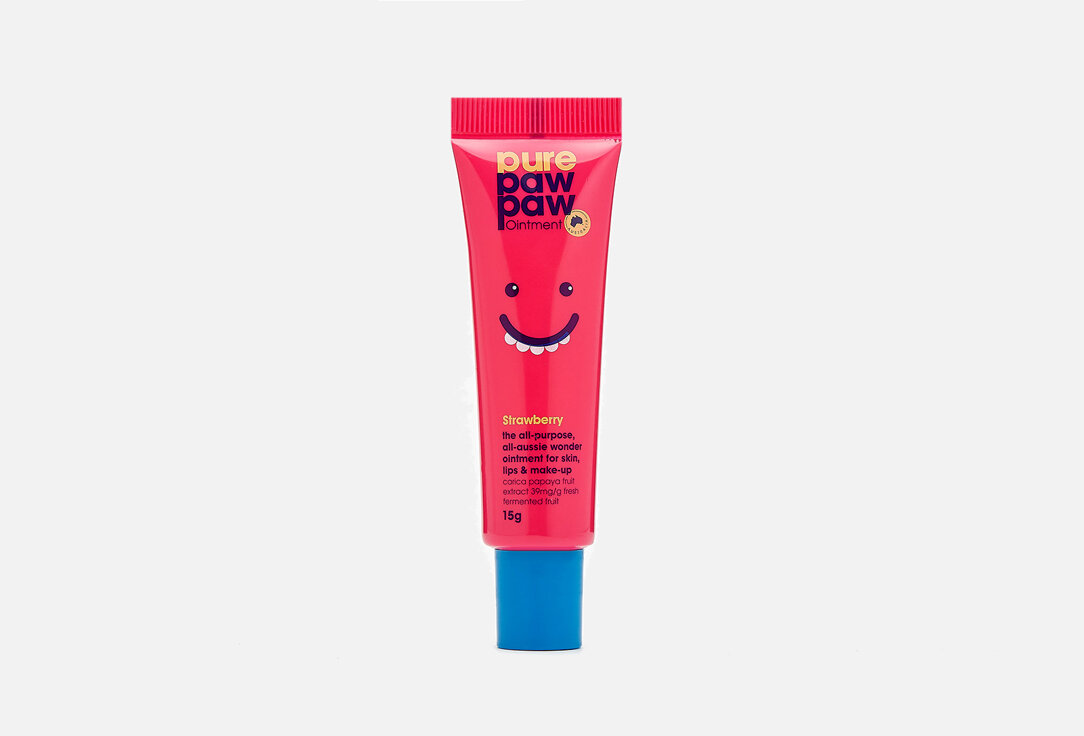 Восстанавливающий бальзам для губ Pure Paw Paw, Ointment Strawberry 15мл