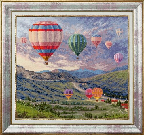 Изображение товара Набор для вышивания «Золотое Руно» ДЛ-039 Фестиваль воздушных шаров