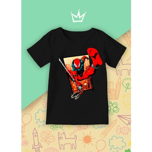 фото Футболка каждому своё, размер 128, черный