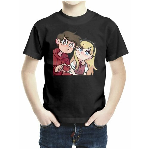 фото Футболка каждому своё, размер 128, черный