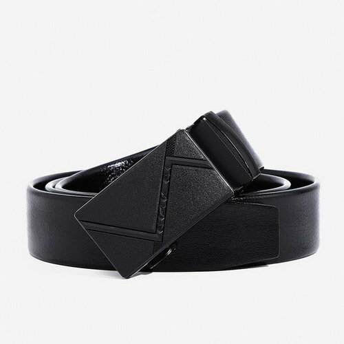 фото Ремень сима-ленд, размер 120, черный сима-лэнд