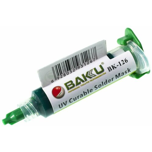 Лак паяльный защитный изоляционный для печатных плат паяльная маска BAKU BK-126 8g UV Curable Solder Mask 35000₽