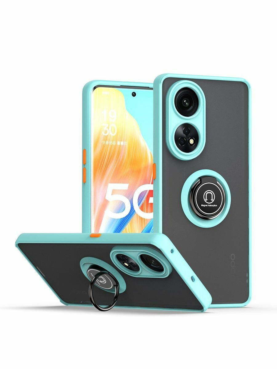 фото Чехол на Oppo Reno 8T с кольцом подставкой