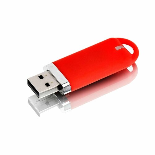 Флешка Memo, 128 МB, красная, USB 2.0, арт. F34 30шт